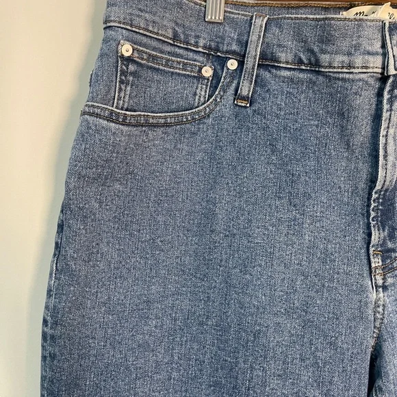 Madewell Womens Jeans Size 33 The Mid Rise Perfect Vintage Blue Denim Bottoms - Picture 6 of 12